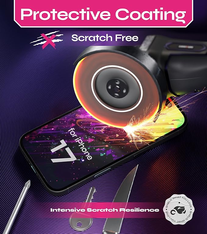 Defenslim for iPhone 17 Screen Protector (2Pack), Easy Auto-Align Install Kit, 6.3" Tempered Glass, 9H Hardness, Ultra HD Clear, Case Friendly, EasyShield