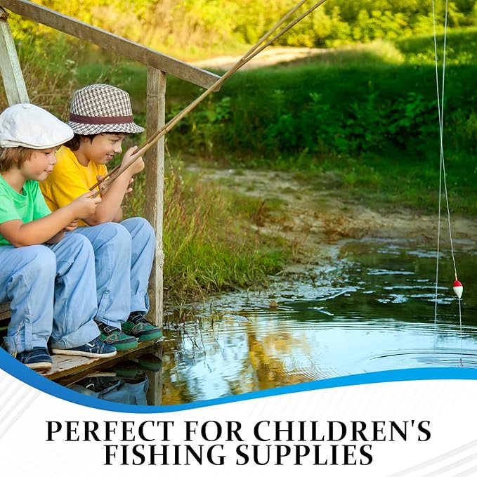 Mini Fishing Kits Bulk for Age 9-14 Christmas Shoebox Fillers Emergency Fishing Survival Kit Small Fishing Kit with Jar Fishing Accessories Fishing Gear for Beginner Stocking Stuffer Gift