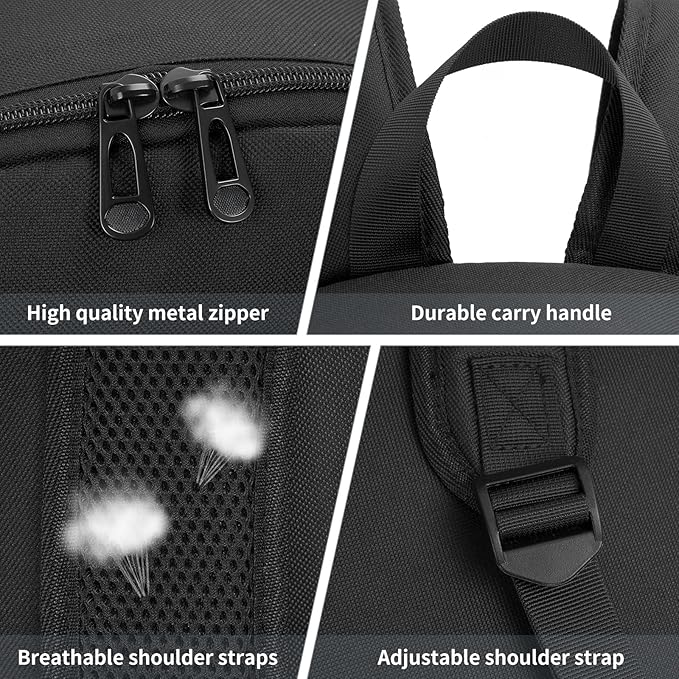 IPEB Camera Backpack for DSLR/SLR/Mirrorless Bag Professional Waterproof Camera Case 11"X5.9"X15" for Photographers Grey