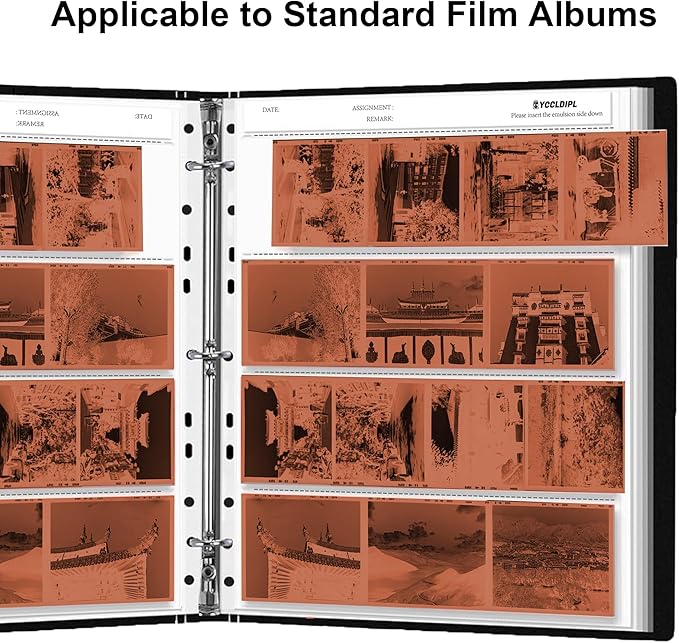 50PCS-YCCLDIPL Archival Storage Sheets - 120Negative Page Preservers for 120 Film (50 Archival Storage Sheets)