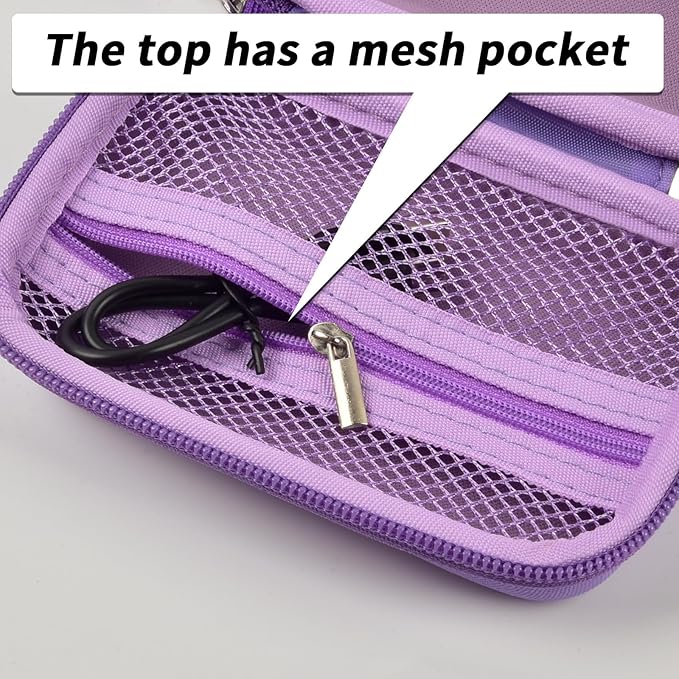 Digital Camera Case Compatible with Duluvulu for Oiadek for Zostuic for TEBNGIHNM for Canon G7 X Mark III/II 4K Vlogging Camera. Storage Holder Bag for Canon PowerShot (Box Only) - Purple