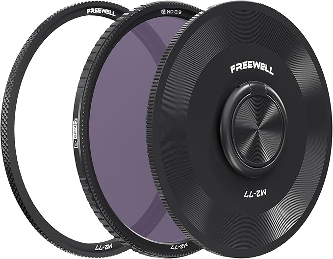Freewell 77mm Natural Density ND8 (3 f-Stops) ND0.9 Camera Filter Compatible with M2 Series