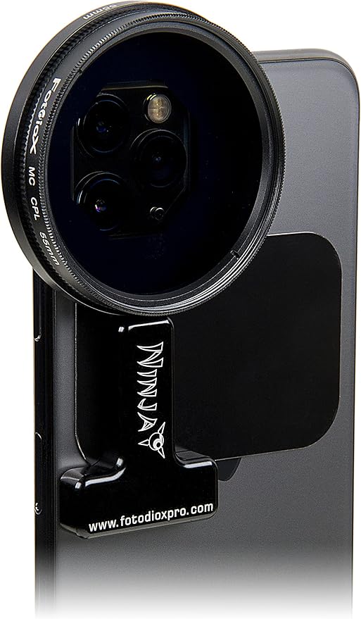 Ninja 62mm Filter Adapter - Creative Universal & Magnetic Accessories for Smartphones: Ninja Magnetic Core, 62mm Filter Adapter