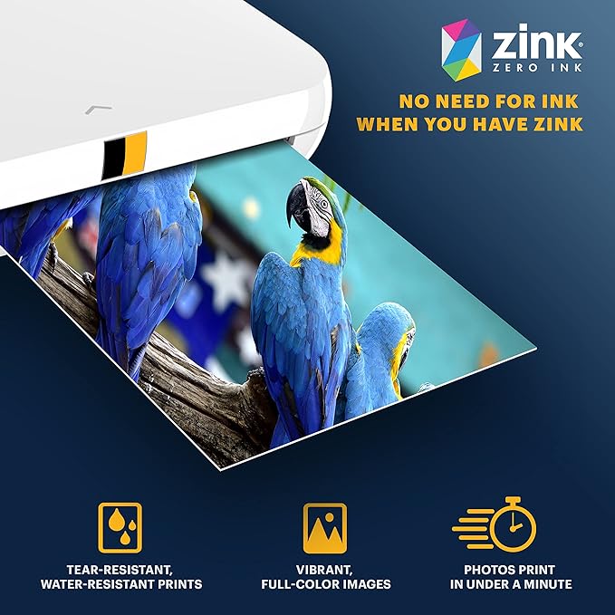 KODAK 2"x3" Premium Photo Paper (100 Sheets) Compatible with PRINTOMATIC, Smile and Step Cameras and Printers (Packaging May Vary)