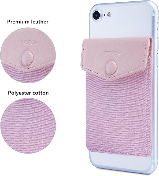 Ultra-Slim Self Adhesive Credit Card Leather Wallet