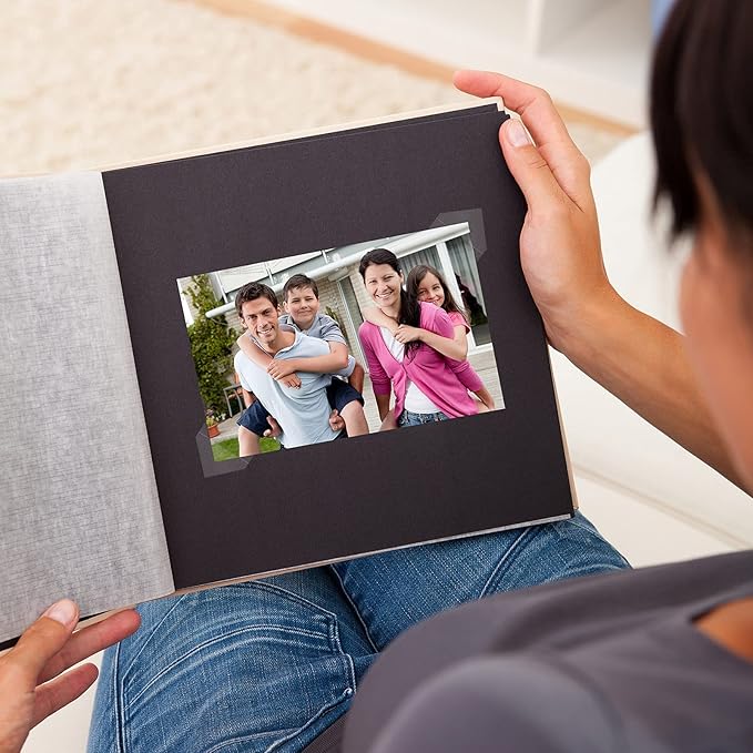 Aneco Transparent Photo Corners Clear Picture Mounting Corner Stickers for DIY Album, Scrapbook, Journal, 500 Pieces/Pack