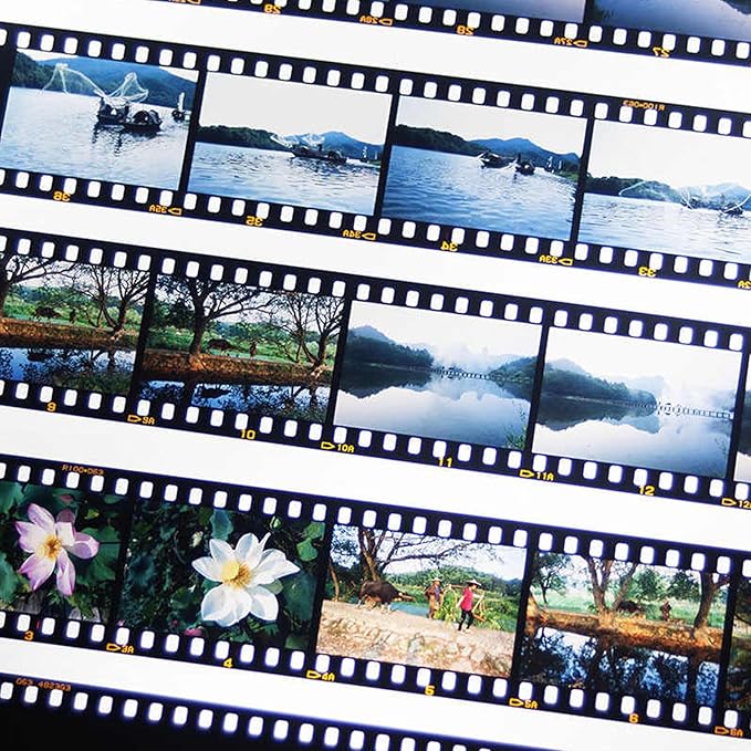 MUQING 100 Sheets 135 35mm Negative Page Preservers, 35mm Film Holder, Photo and Archival Storage Sleeves