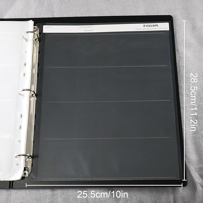 50PCS-YCCLDIPL Archival Storage Sheets - 120Negative Page Preservers for 120 Film (50 Archival Storage Sheets)