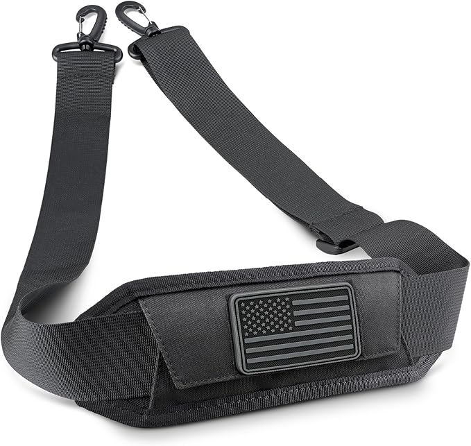 WYNEX Shoulder Strap Pad for Tactical Pouch, Universal Bag Strap with Detachable Thick Pad Single Shoulder Straps Replacement