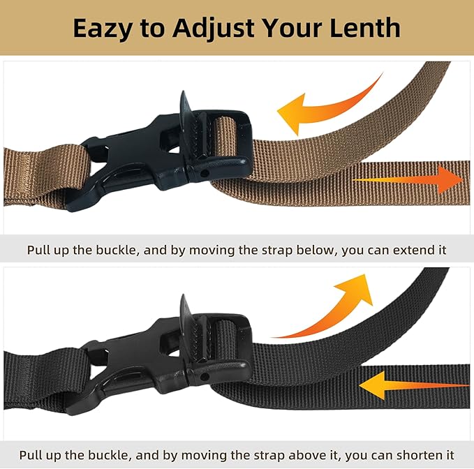 Molle Straps, 4 Pcs Tactical Molle Backpack Straps with Buckles, Adjustable Attachment Webbing Strap to Tie Down Tripod, Backpacks, Other Gear, Molle Accessories for Outdoor Hiking Camping Climbing