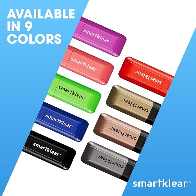 Carbon Klean SmartKlear Smart Phone Screen Cleaner - Efficient and Durable Carbon Microfiber Technology (Injected Pink)