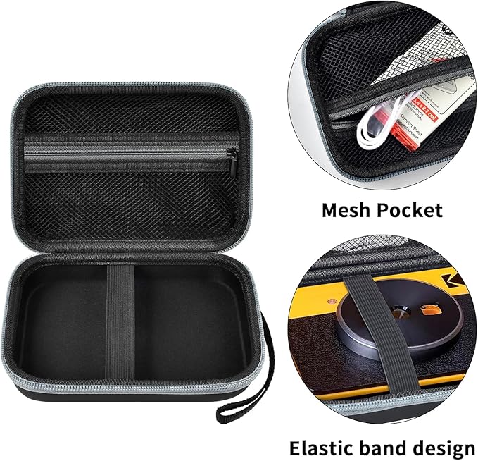 ANKHOH Print Camera Case for Kodak Mini Shot 3 Retro 4PASS Wireless Instant Camera & Photo Printer, Picture Printer Carrying Storage Bag Holder Fits for Kodak Mini 3 Retro (Box Only)