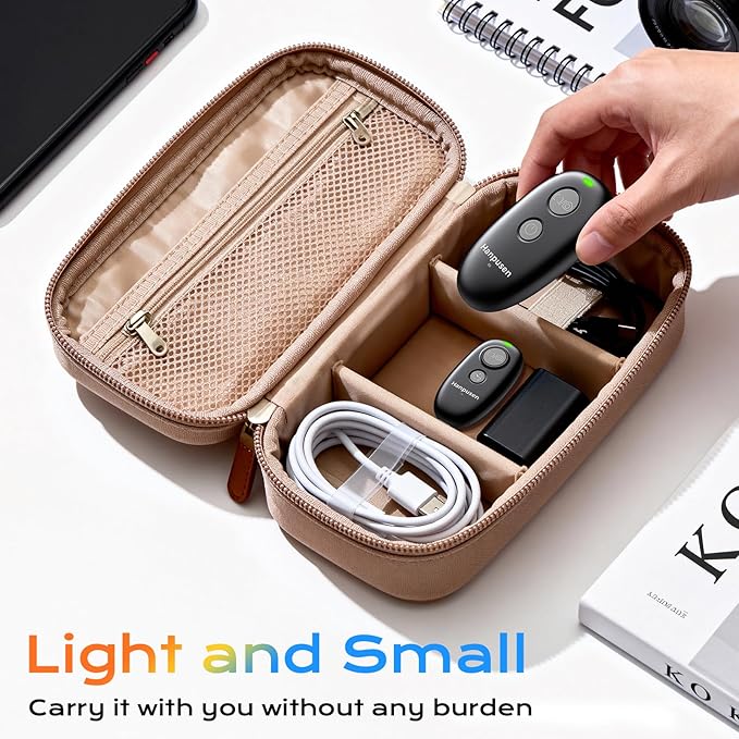 Rechargeable Wireless Camera Remote Control for Sony Alpha 7 IV, A7R IV, A6100, A6400, A6600, RX100 VII, ZV-1, A9 II, A7S III, A1, A7R V, A9 III, A1 II, Upgrade Hanpusen Shutter Release