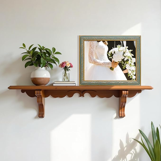 VIOLABBEY 11x14 Picture Frame Blue, Vintage Photo Frames Ornate without Mat for Tabletop or Wall Hanging