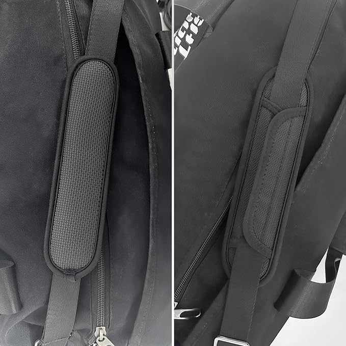 2 Pack Breathable Universal Shoulder Pad, Silica Gel Backpack Strap Pads, for Shoulder Bags, Guitar Strap, Detachable Shoulder Strap Pad Pads Help Relieve Shoulder Pain(Anti-Slip Texture)
