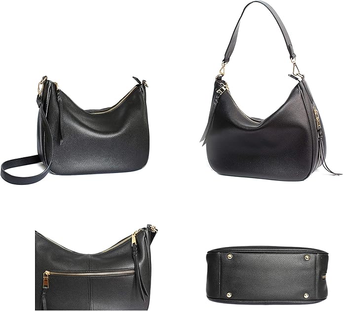 Meliae Camera Bag for Women, DSLR Mirrorless Camera Purse, Leather Shoulder Crossbody Hobo Travel Tote