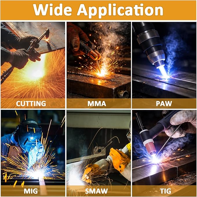 Auto Darkening Welding Lens 5.24" x 4.49"x 0.39", True Color Technology with 4 Arc Sensors, Adjustable Shade 4/5–13, Automatic Darkening Lens Replacement for Welding Helmets & Hoods