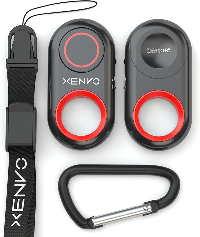 Xenvo Shutterbug - Camera Shutter Remote Control - Bluetooth Wireless Selfie Button Clicker - Compatible with iPhone, iPad, Android, Samsung, and Google Pixel Cell Phones, Smartphones and Tablets