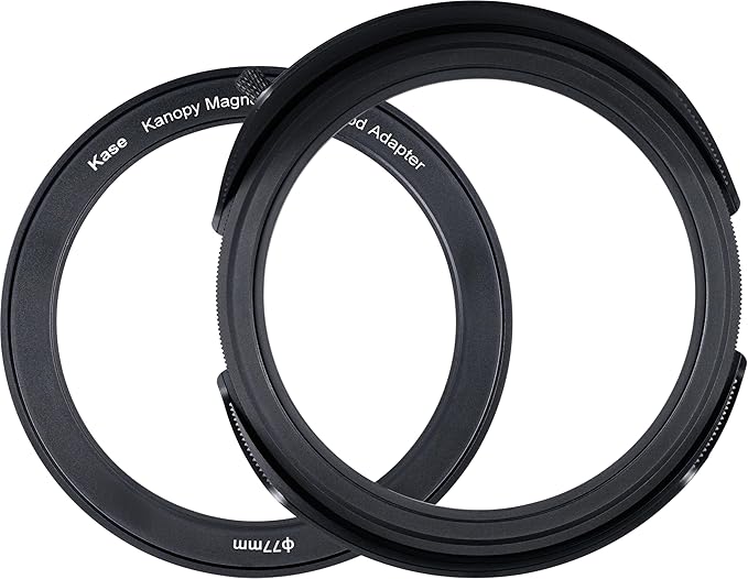 Kase Kanopy Magnetic Metal Lens Hood for Revolution/Revolution Plus 95mm Filters (Hood + 82mm Adapter)