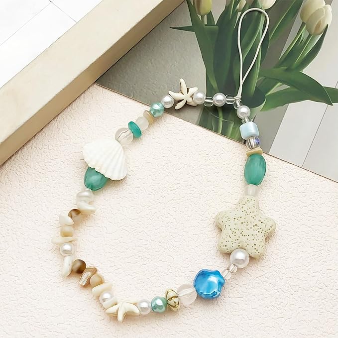 Beaded Camera Wrist Strap Cute Digital Camera Charm Lanyard Phone Chain Keychain Beaded Phone Lanyard Bag Charm