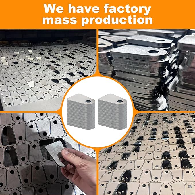 Weld on Tabs,1/2" Hole Weld on Shock Mount tabs,Shock mounts, Steel Weld tabs(20 Pcs)