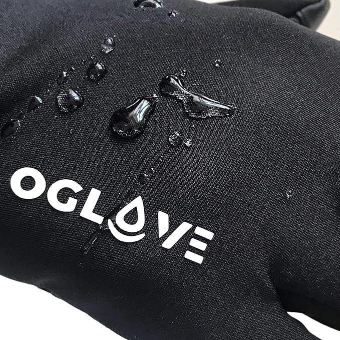 OGLOVE Waterproof Thermal Sports Gloves, Touchscreen Sensitive Field Gloves for Football, Soccer, Rugby, Mountain Biking, Cycling, Fishing and More