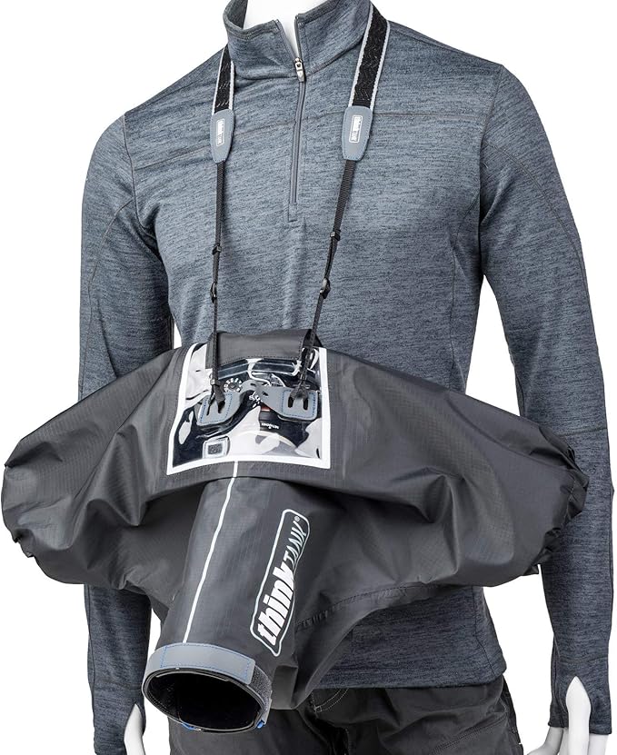 Think Tank Hydrophobia D 70-200 V3 Camera Rain Cover for DSLR and Mirrorless Cameras with 70-200mm f/2.8 Lens (Black)