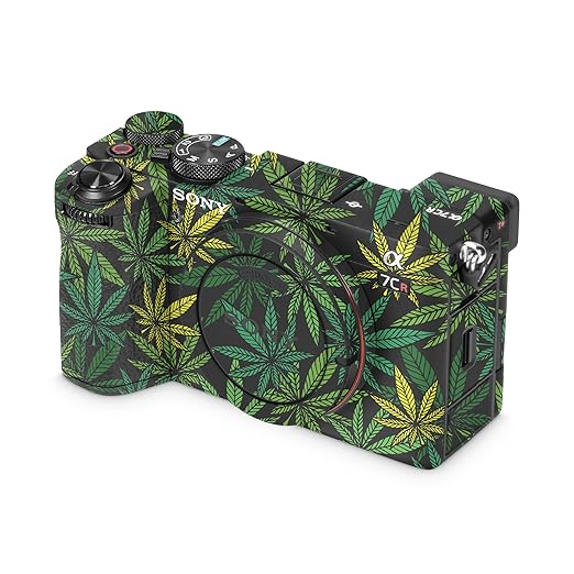 Camera Skin Compatible with Sony Alpha 7CR Camera (2023) - Cannabis Culture - Premium 3M Vinyl Protective Wrap Decal Cover - Easy to Apply | Crafted in The USA by MightySkins