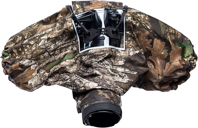 Think Tank Hydrophobia D 70-200 V3 Camera Rain Cover for DSLR and Mirrorless Cameras with 70-200mm f/2.8 Lens (Realtree APX Camouflage)