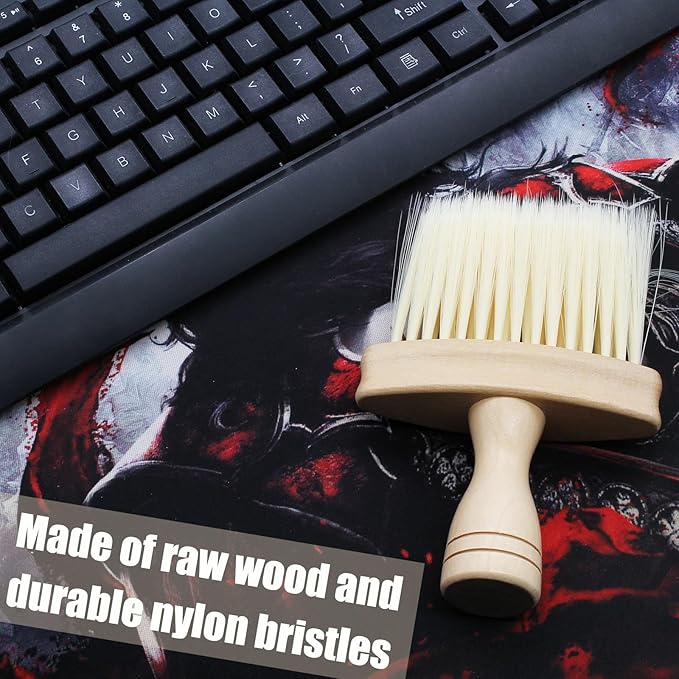 Keyboard Cleaning Brush Anti-Static Wooden Laptop PC Keyboard Cleaner Narrow Area Dust Cleaning Tools