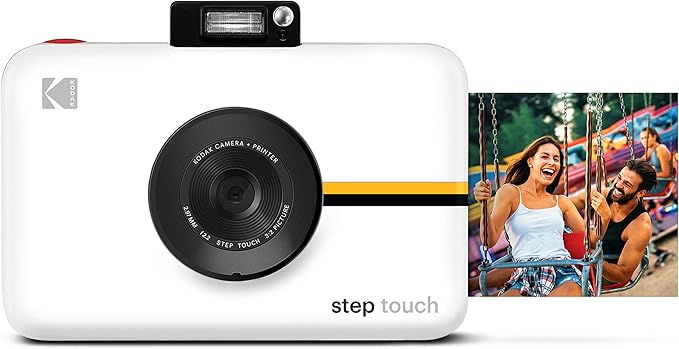 Kodak Step Touch 13MP Digital Camera & Instant Printer with 3.5 LCD Touchscreen (White) Go Bundle