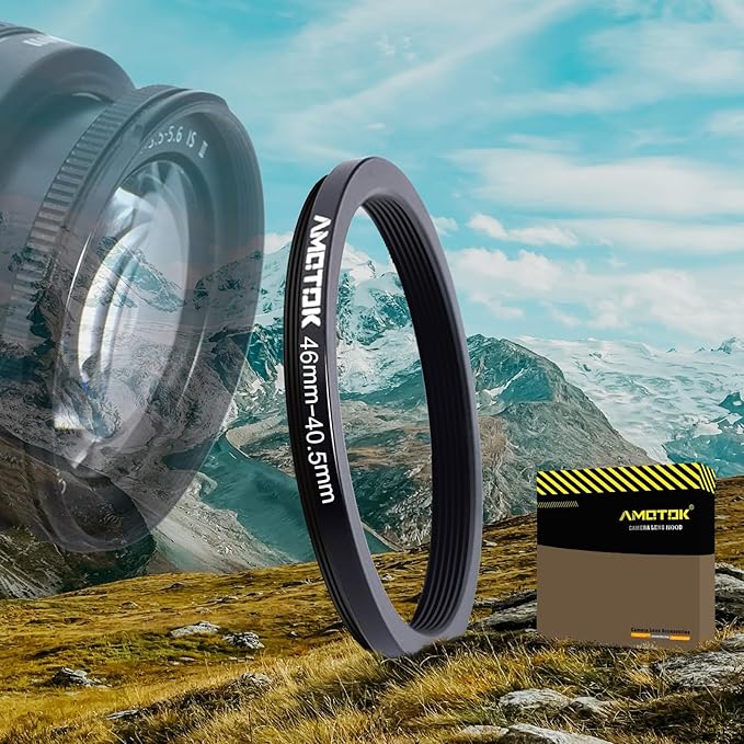 46mm Lens to 40.5mm Camera Lens Adapter,46mm to 40.5mm Filter Step-Down Ring Adapter Ring,Compatible All 40.5mm Filter Accessory