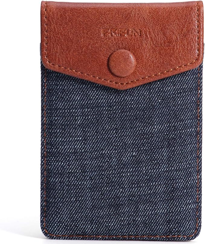 Ultra-Slim Self Adhesive Credit Card Leather Wallet