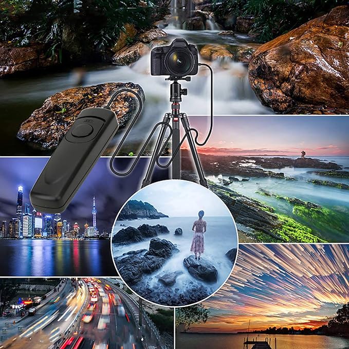 SLR Camera Shutter Release, Remote Shutter Release for Z6 Z7 D7500 D750 D7200 D7100 D7000 D610 D600 D5600 D5500/D5300 D5200 D5100 D5000 D3300 D3200 D3100 D90 DF, etc