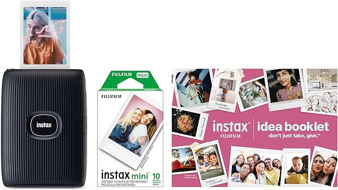 FUJIFILM Instax Mini Link 2 Smartphone Printer Bundle 2025 - Space Blue