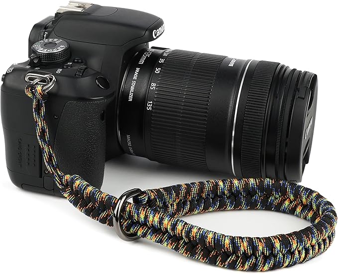 SUNYA Camera Wrist Strap for Photographers Paracord Rope Camera Hand Strap Compatible for DSLR or Mirrorless Camera