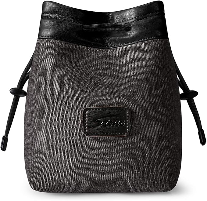 S-ZONE Soft Camera Bag DSLR Insert Handbag Drawstring Lens Case Compatible with Canon Nikon Sony
