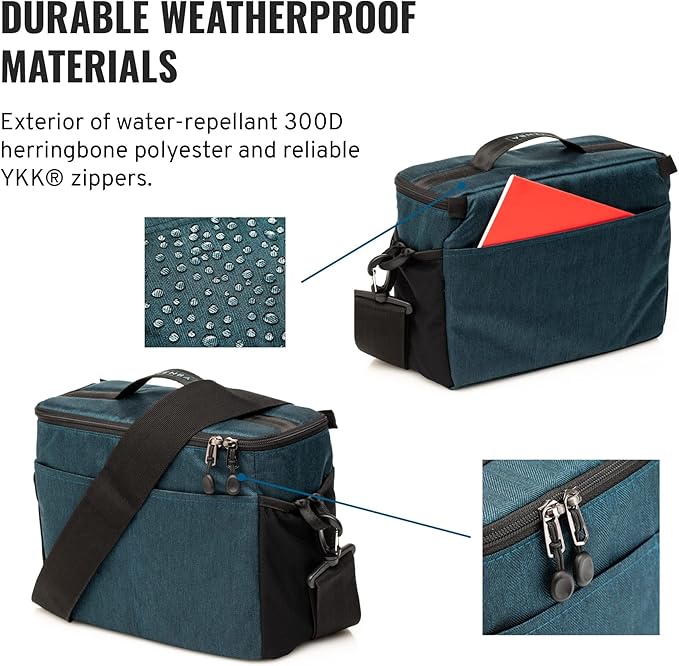 Tenba BYOB 10 Camera Insert - Turns any bag into a camera bag for DSLR and Mirrorless cameras and lenses – Blue (636-631)