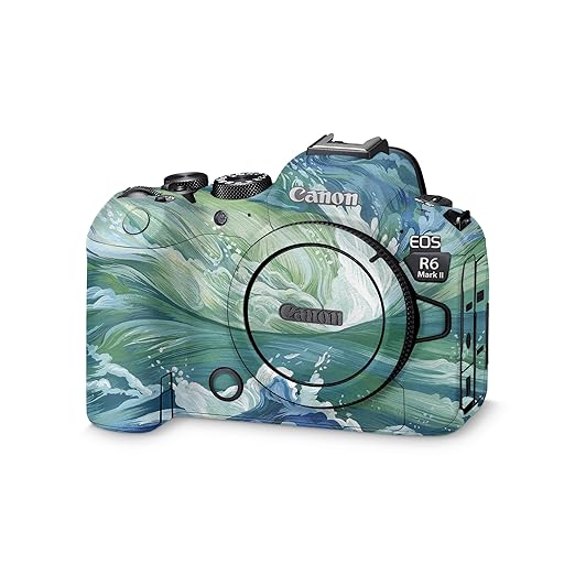 Camera Skin Compatible with Canon EOS R6 Mark II Camera (2022) - Cyclone Wave - Premium 3M Vinyl Protective Wrap Decal Cover - Easy to Apply | Crafted in The USA by MightySkins