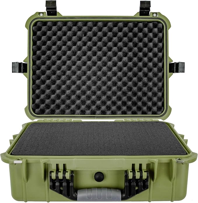 Eylar 20 Inch Protective Large Gun Hard Case Water and Shock Proof With Foam
