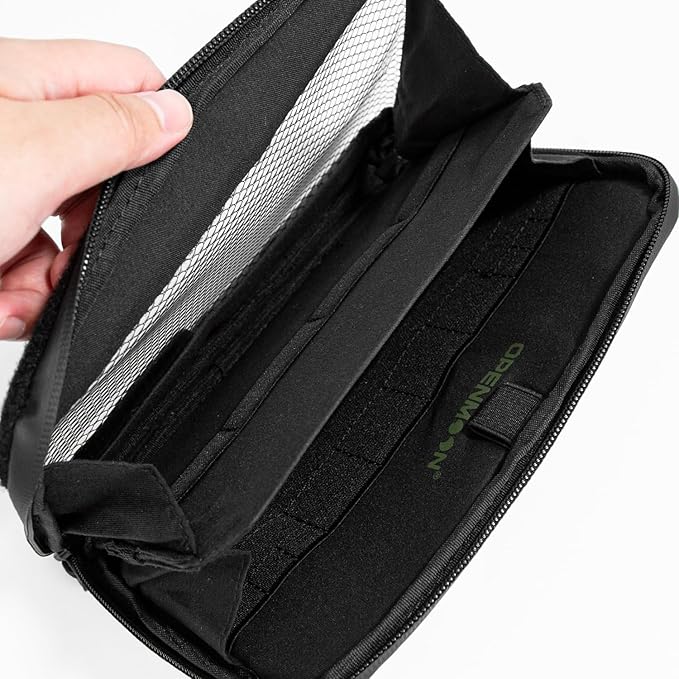 OPENMOON Translucent Electronics & Camera Accessories Bag - Cable organizer, Gear Accessory Pouch, Travel Camera Essentials (Small)