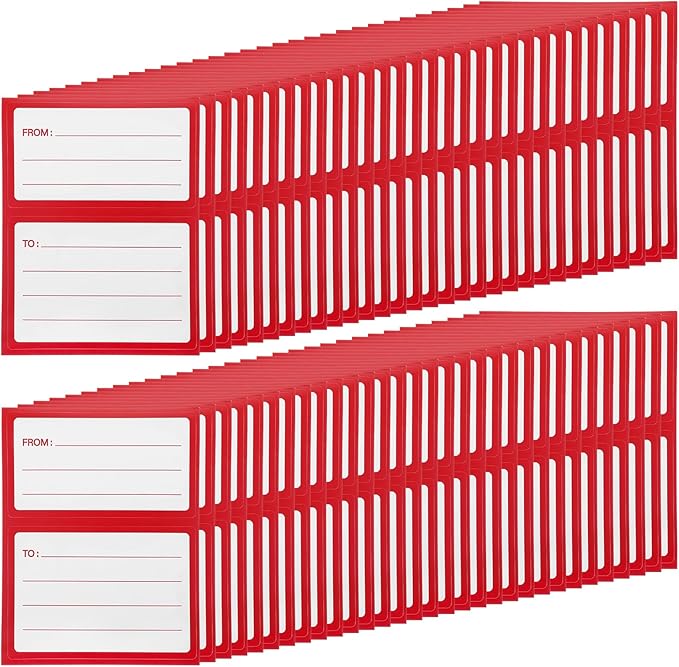 60 PCS to from Return Address Mailing Labels, Blank Self Adhesive Mailing Labels Mail Shipping Postage Guaranteed Stickers for Package Gift Mail Box Envelopes School Home Office