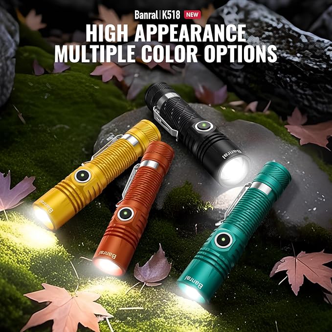 Rechargeable Tactical Flashlights, High Lumens Small Mini USB-C LED Flashlight, Compact EDC Flash Light, 4 Modes&Memory Function, Waterproof Pocket Lights for Home,Camping,Emergency,Christmas Gifts