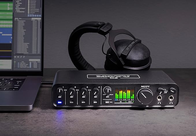 MOTU M6 6x4 USB-C Audio Interface with Studio-Quality Sound