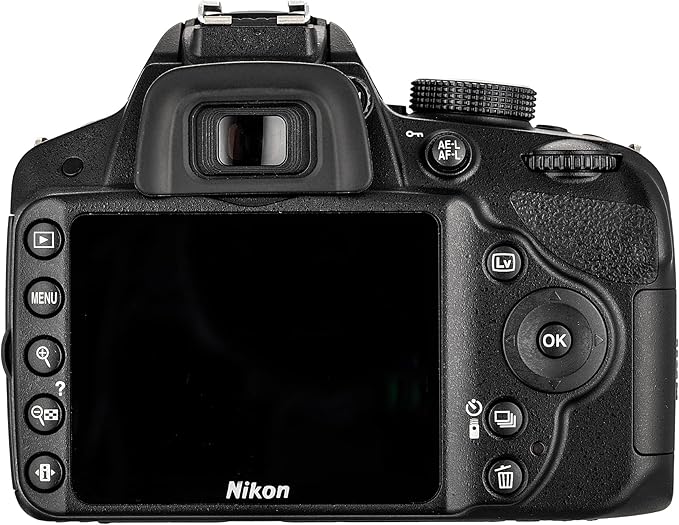 Nikon D3200 24.2MP DSLR Camera Kit with 18-55mm VR Zoom Lens – Full HD 1080p Video Capture, Fast 11-Point Autofocus System + 72" Tripod + 128GB Memory Card + Camera Bag + LED Light + More
