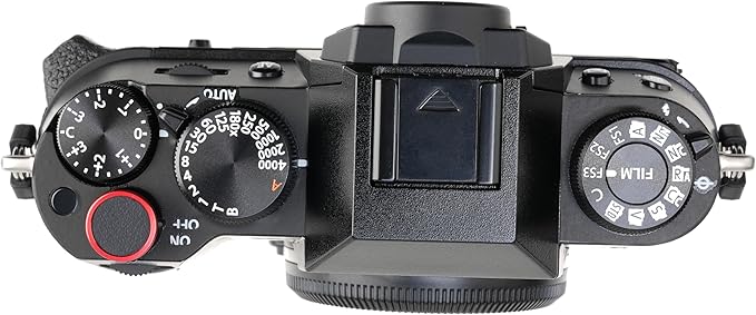 FocusFoto Camera Shutter Button PU Leather Soft Shutter Release Button Fits for Fuji X-M5 X-T50 X100VI X-T5 X-T4 X-T3 X-T30 II X-E3, for Nikon ZF DF, for Leica M10 M9 M8 M7（2-Pack, Silver & Red