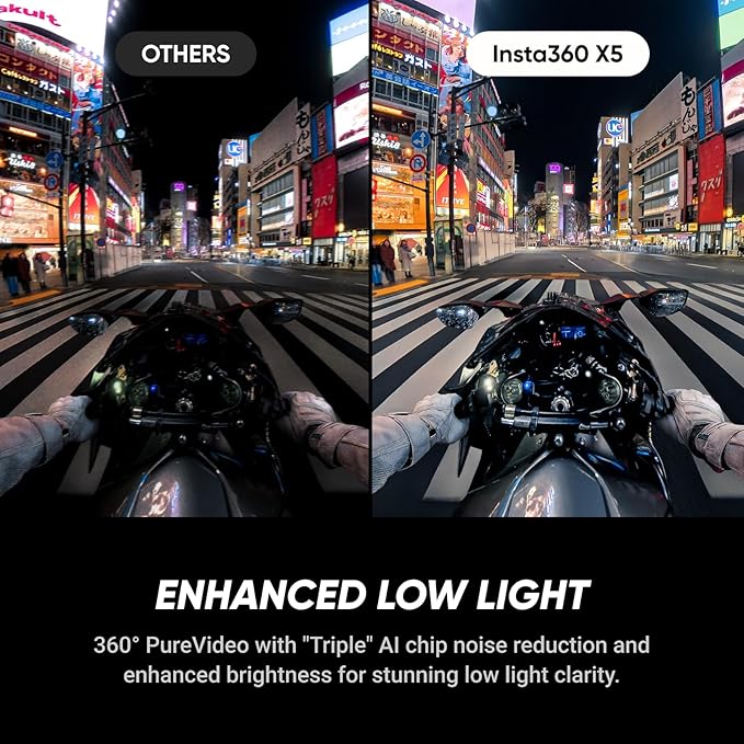 Insta360 X5 Essentials Bundle Satin White - Waterproof 8K 360° Action Camera, Leading Low Light, Invisible Selfie Stick Effect, Rugged and Replaceable Lens, 3-Hour Battery, Built-in Wind Guard