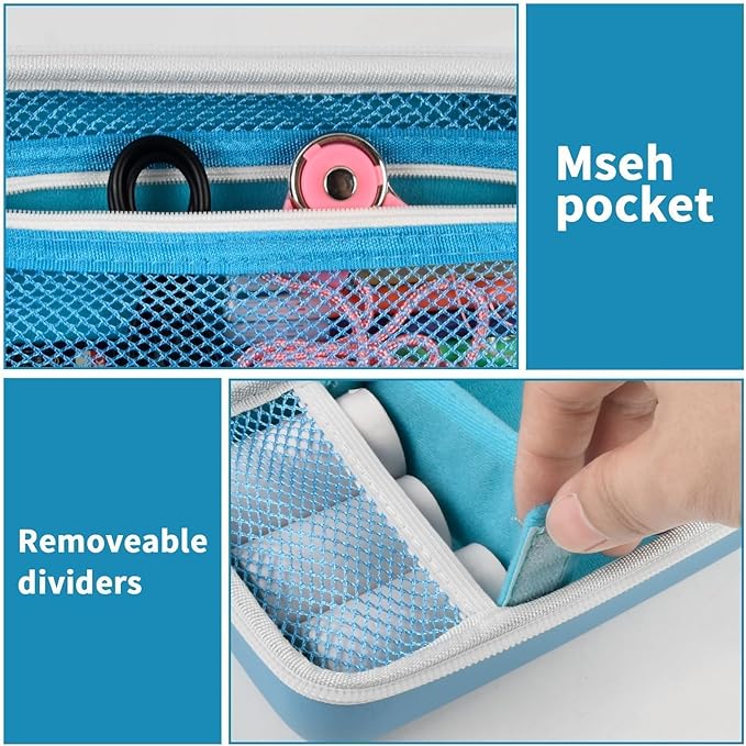 Grapsa Case Compatible with ESOXOFFORE for Dylanto for Anchioo for WEEFUN for GKTZ for Amzelas for Mafiti Instant Print Camera for Kids, Film Camera Storage Holder Organizer Bag (Box Only)- Blue