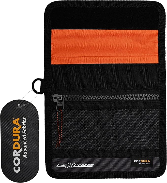 RETO Film X-Protec Bag - CORDURA Waterproof, X-Ray Proof, Lead-Free, Radiopaque Fabric, Lightweight, Durable Duo Layer, Radiation-Resistant Protective Film Bag Size S (16.5 x 18.0 cm) (One Piece)