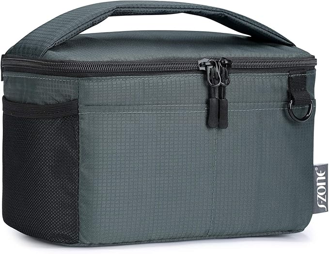 S-ZONE Water Resistant Camera Insert Bag with Sleeve Camera Case Upgraded Version 2.0